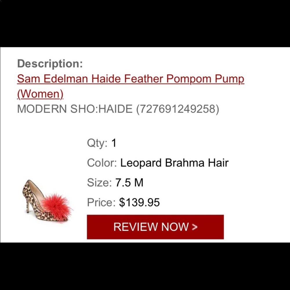 Sam Edelman Haide Feather Pompom Pump